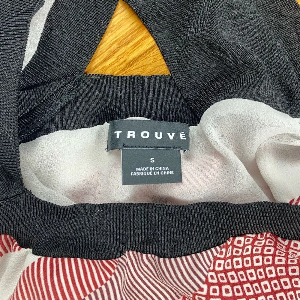 🪦Trouvé Midi Dress Size Small Multi Colored - Picture 7 of 8